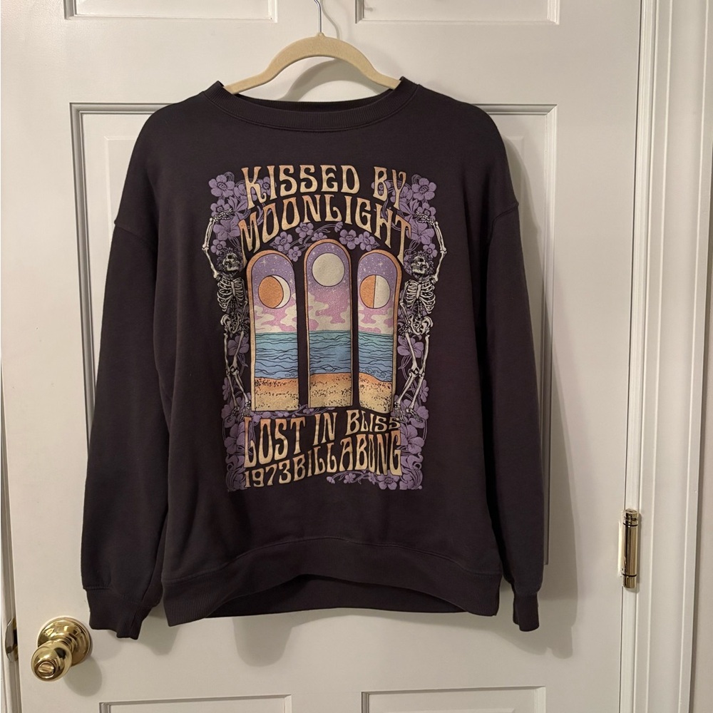 Billabong Dark Gray 'Kissed by Moonlight' Sweatshirt
